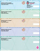 Premium Secure 3-On-A-Page Check Color Guide