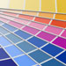 Color palette strips