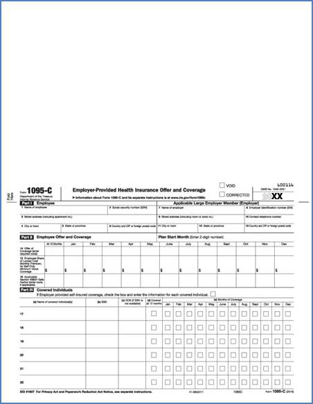 1095C50 Tax Forms