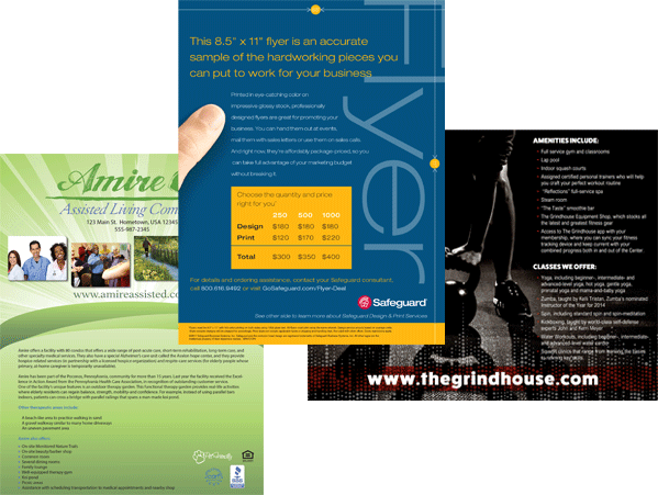 custom printed business flyers gosafeguard com how to make your own flyers for your business