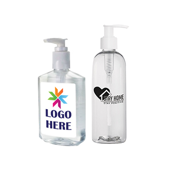 Pump-top Hand Sanitizer Bottles